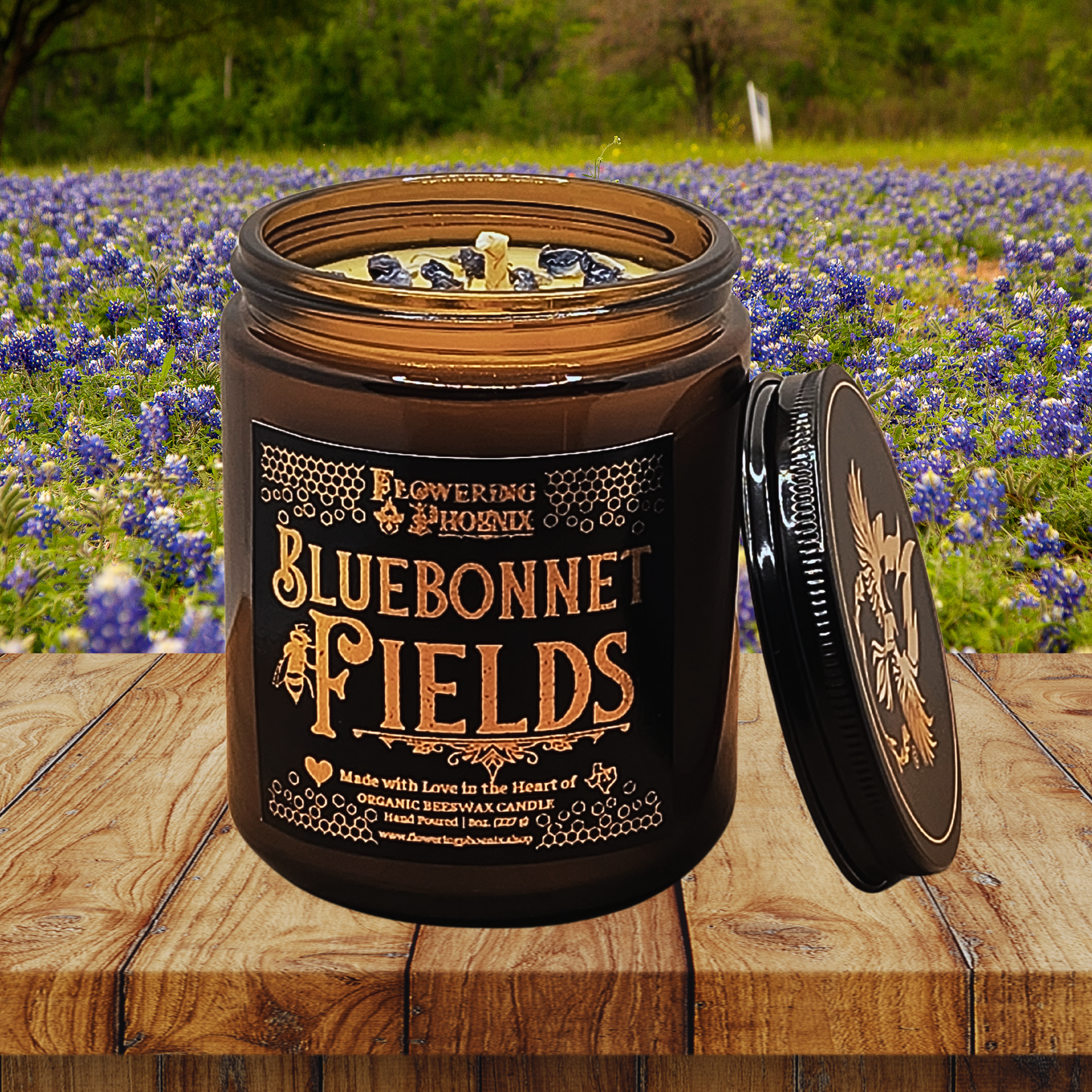 Bluebonnet Fields Candle
