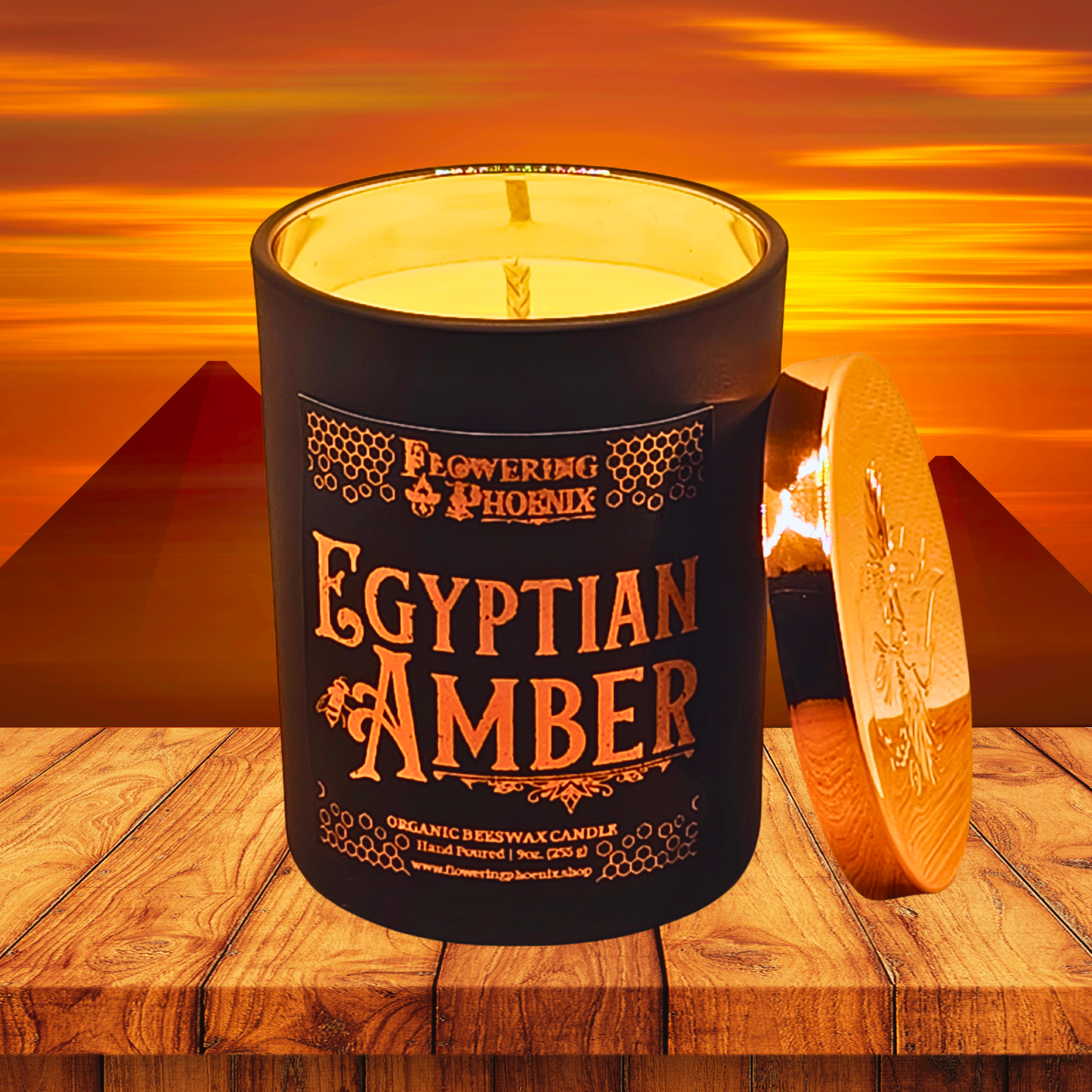 Egyptian Amber Candle