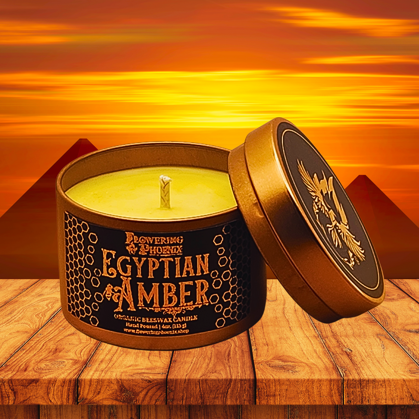 Egyptian Amber Candle
