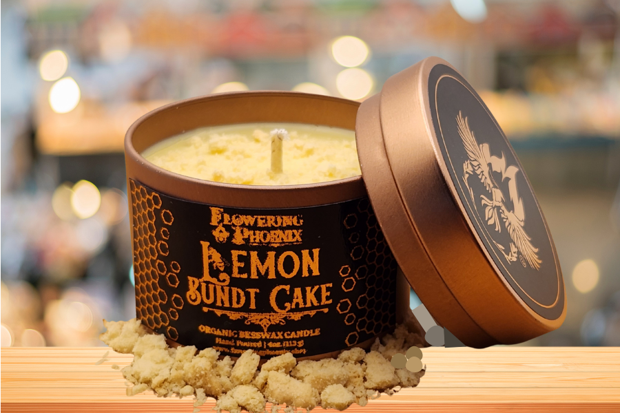 Lemon Bundt Cake Candle