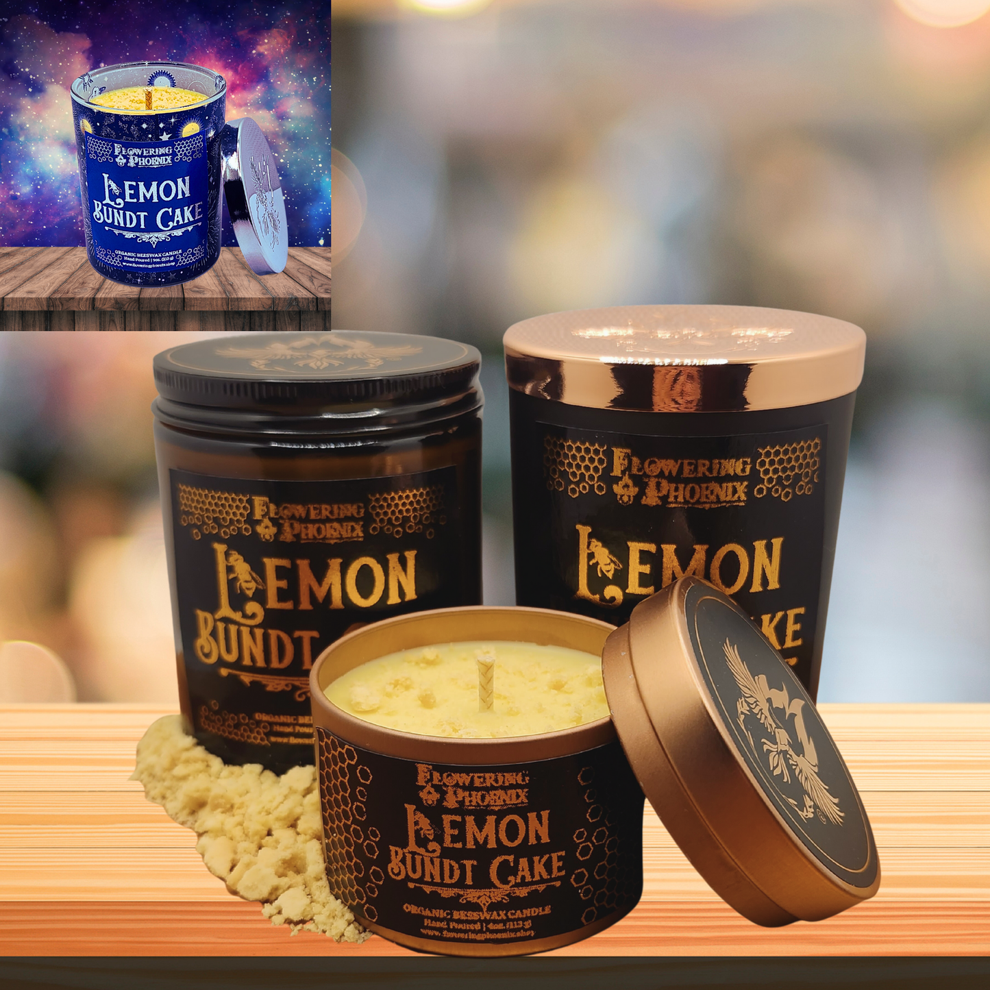 Lemon Bundt Cake Candle