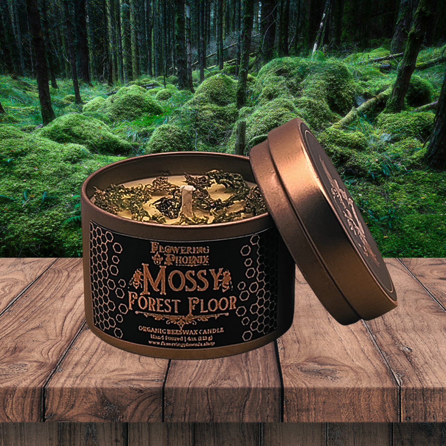 Mossy Forest Floor Candle