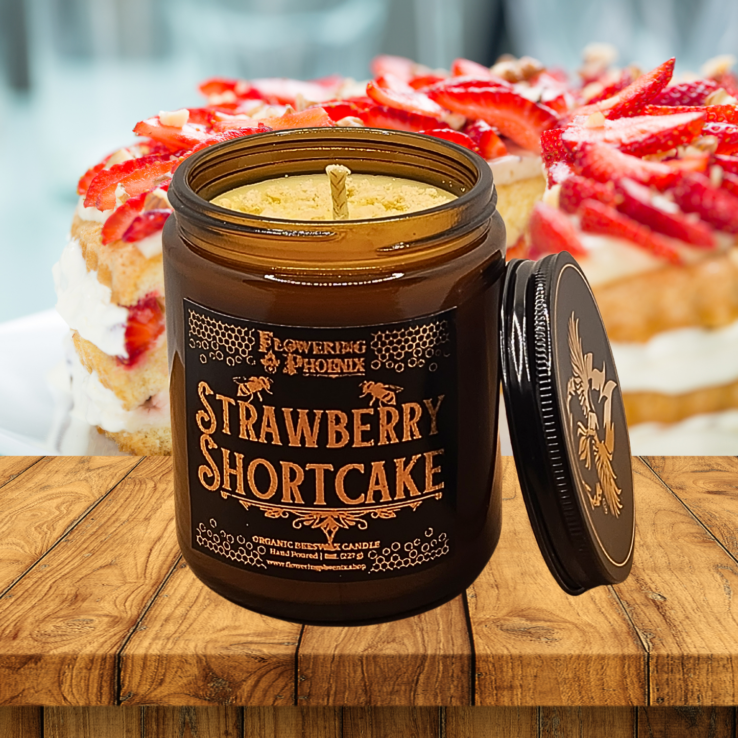 Strawberry Shortcake Candle