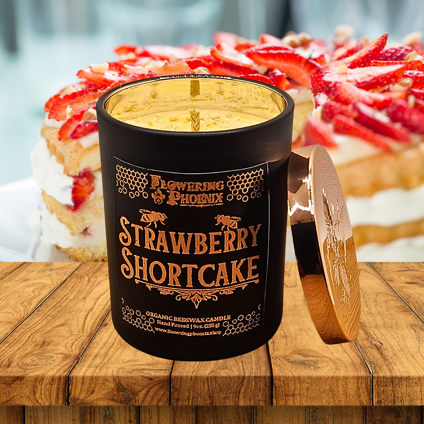 Strawberry Shortcake Candle