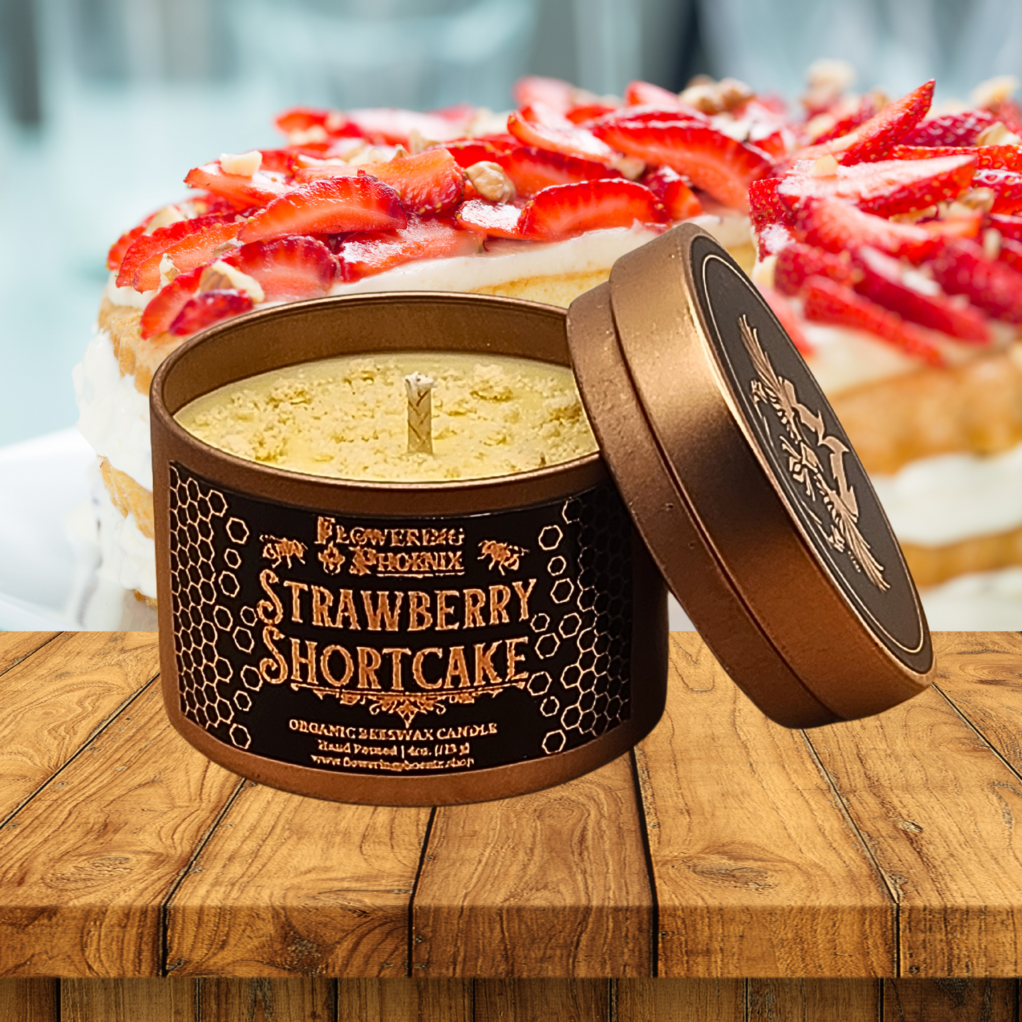 Strawberry Shortcake Candle