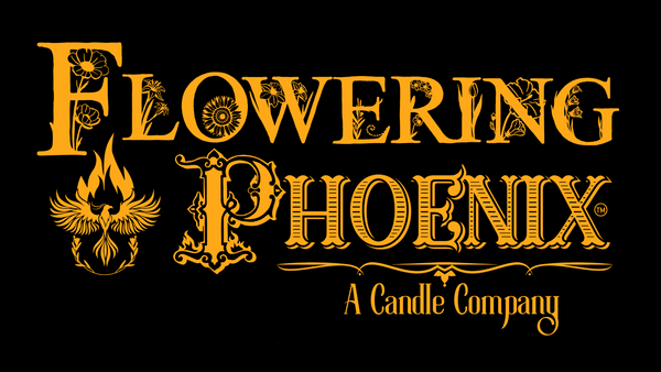 Flowering Phoenix Organic Beeswax Candles logo