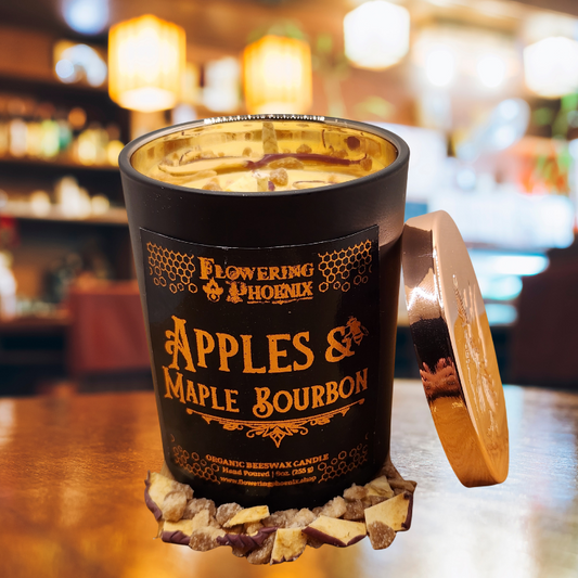 Apples & Maple Bourbon Candle - Luxury Jar