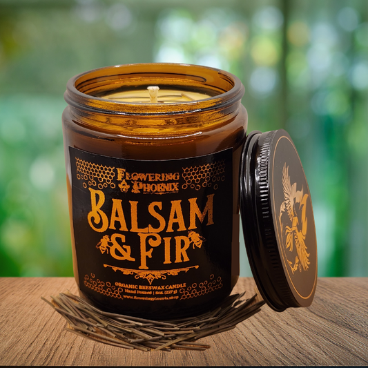 Balsam & Fir Candle - Amber Jar