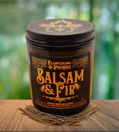 Balsam & Fir Candle - Amber Jar