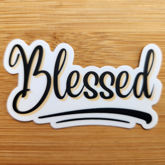 Blested Sticker Stickers – Flowering Phoenix Organic Beeswax Candles