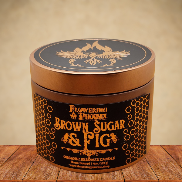 Brown Sugar & Fig Candle - Travel Size Tin