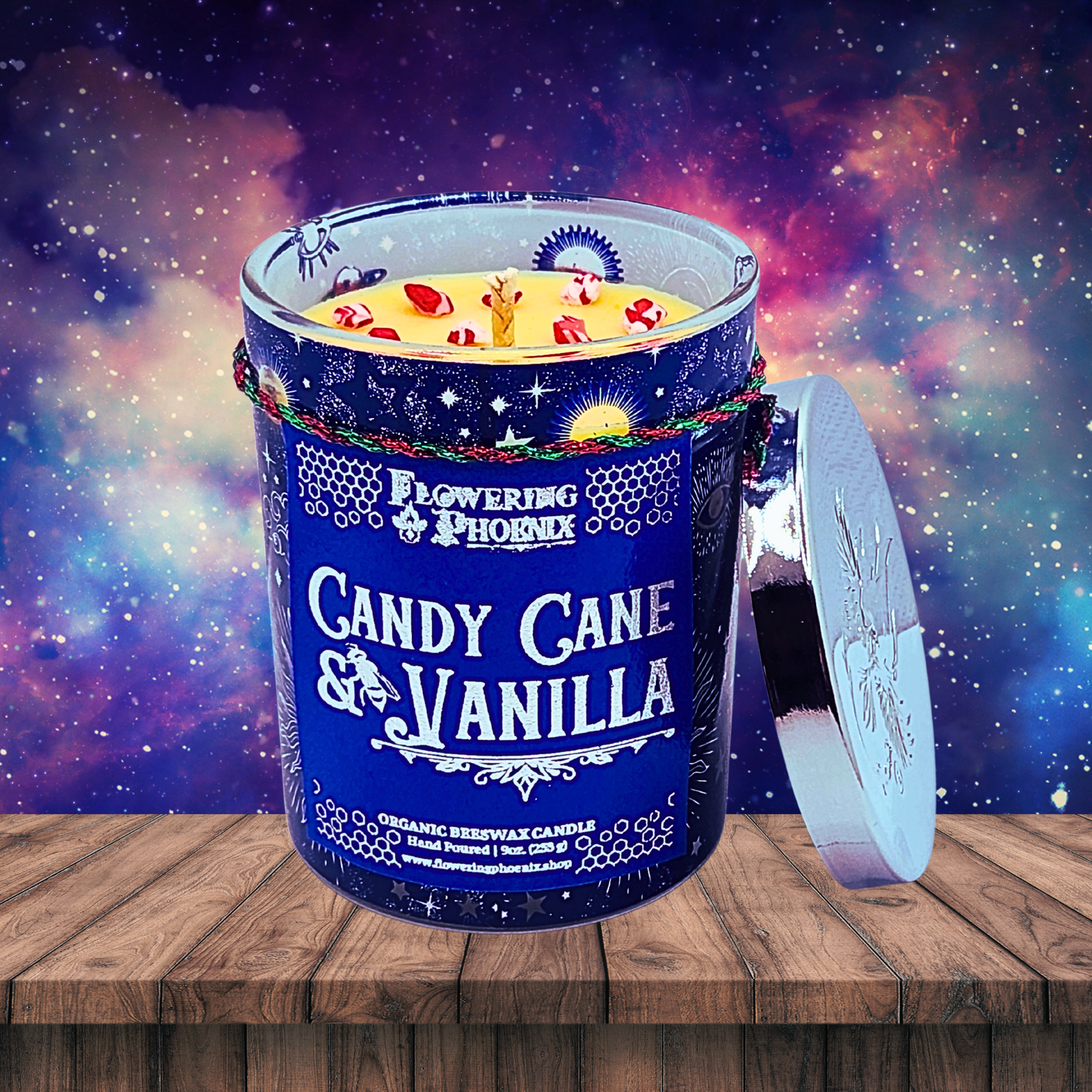 Candy Cane & Vanilla Candle