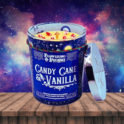 Candy Cane & Vanilla Candle