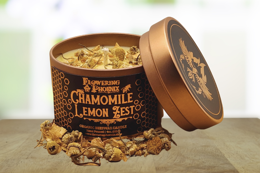 Chamomile Lemon Zest Candle - Travel Size Tin