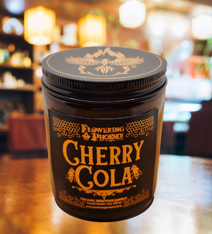 Cherry Cola Candle - Amber Jar