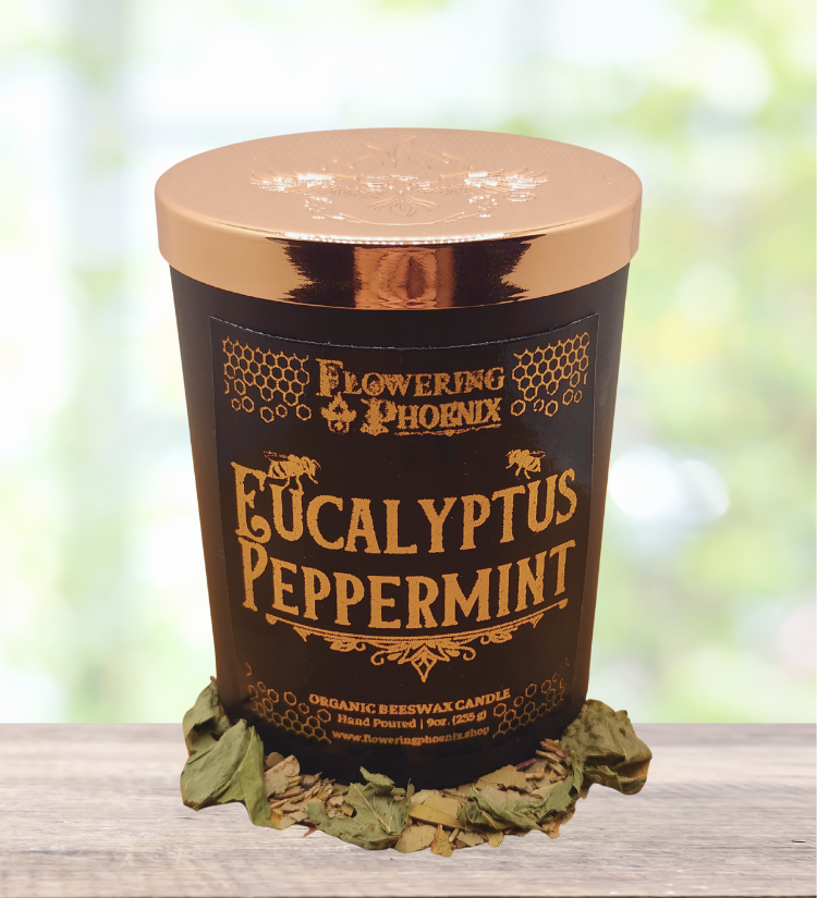 Eucalyptus Peppermint Candle - Luxury Jar