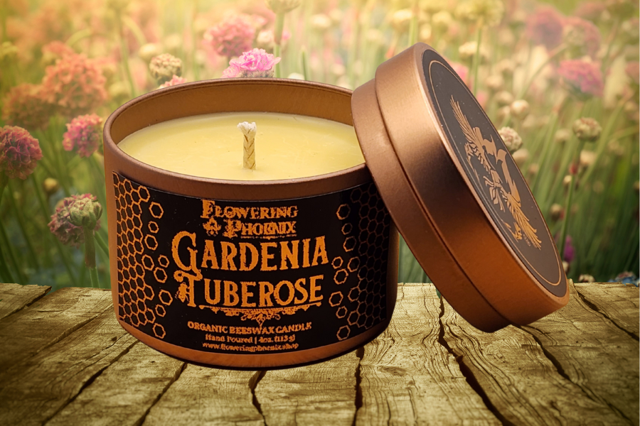 Gardenia Tuberose Candle - Travel Size Tin