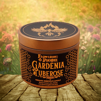 Gardenia Tuberose Candle - Travel Size Tin