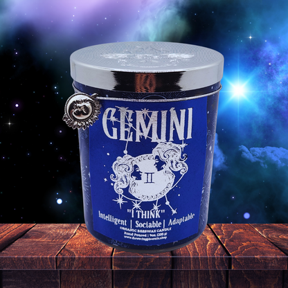 Gemini Zodiac Astrology Candle (Choose Your Scent)