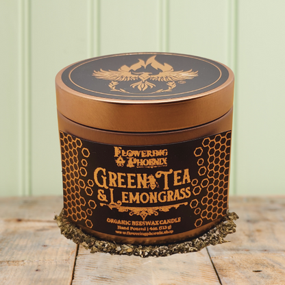 Green Tea & Lemongrass Candle - Travel Size Tin