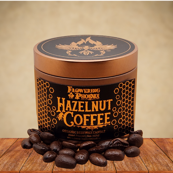 Hazelnut Coffee Candle - Travel Size Tin