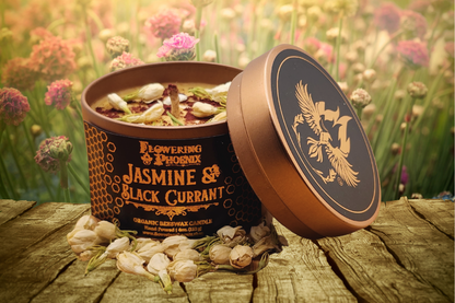 Jasmine & Black Currant Candle  - Travel Size Tin