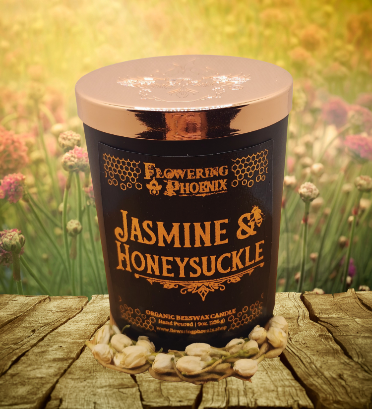 Jasmine & Honeysuckle Candle - Luxury Jar