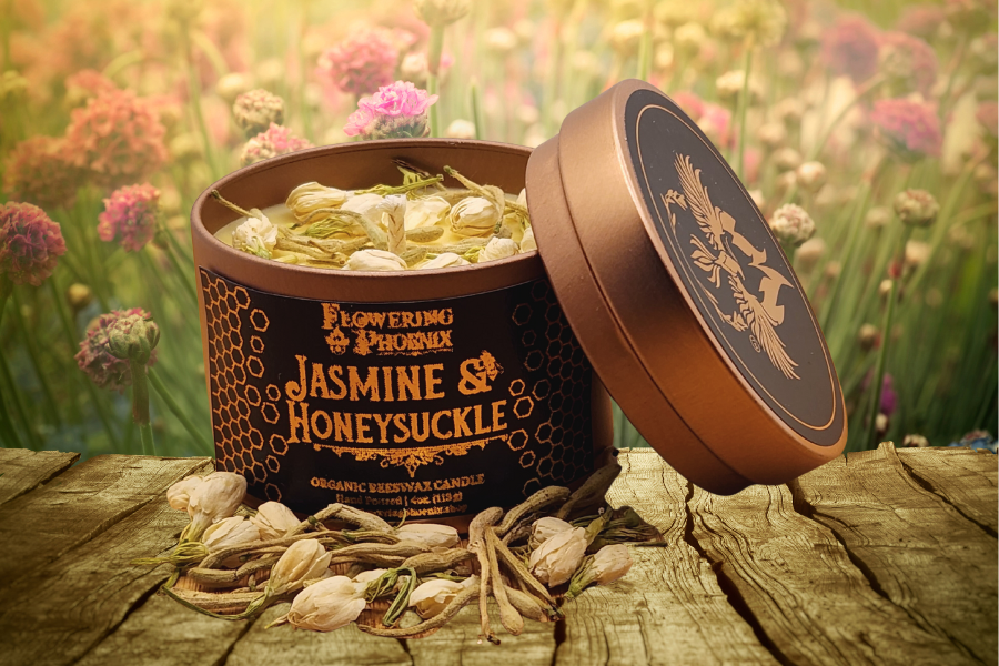 Jasmine & Honeysuckle Candle - Travel Size Tin