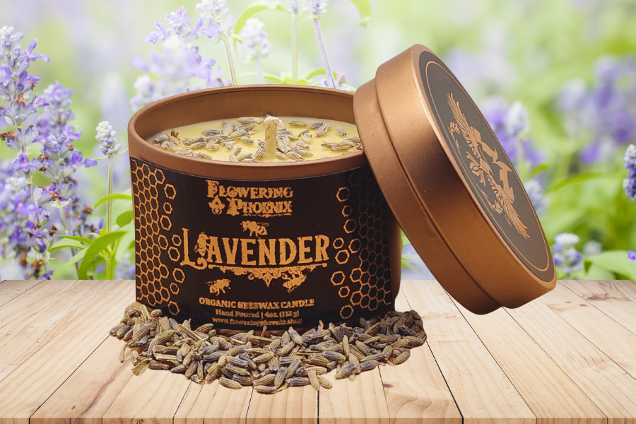 Lavender Candle - Travel Size Tin