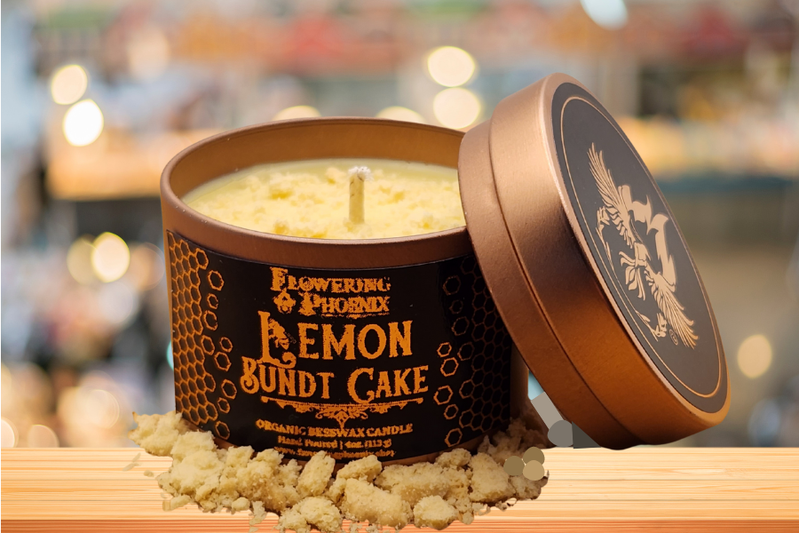 Lemon Bundt Cake Candle - Travel Size Tin