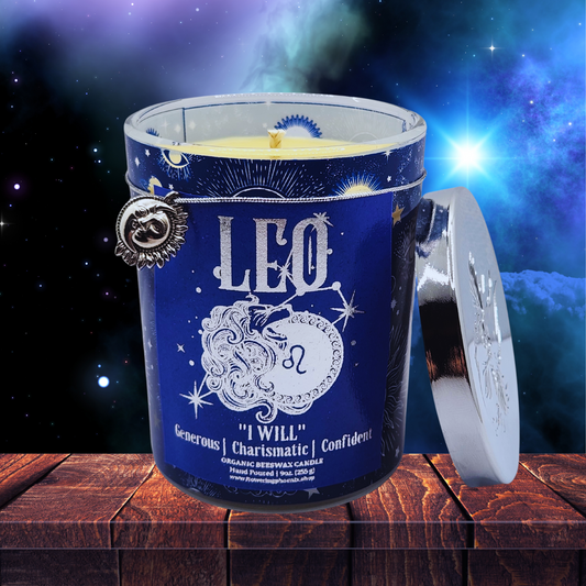 Leo Zodiac Astrology Candle (Choose Your Scent)