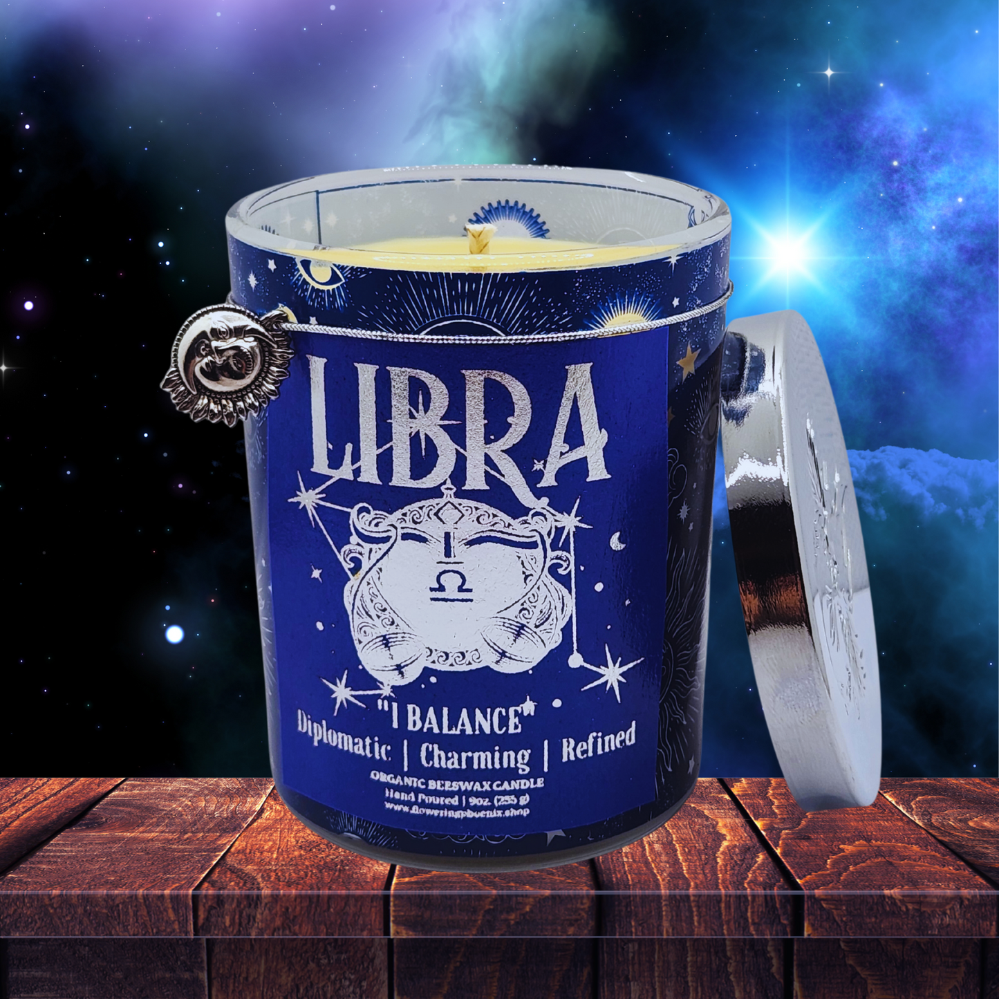 Libra Zodiac Astrology Candle (Choose Your Scent)