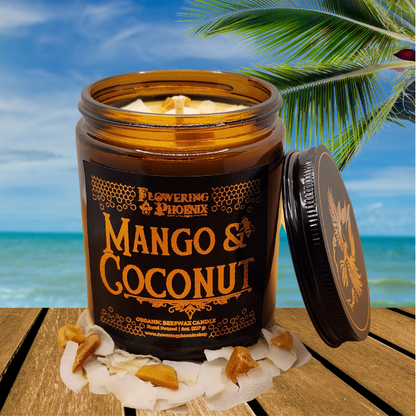 Mango & Coconut Candle - Amber Jar