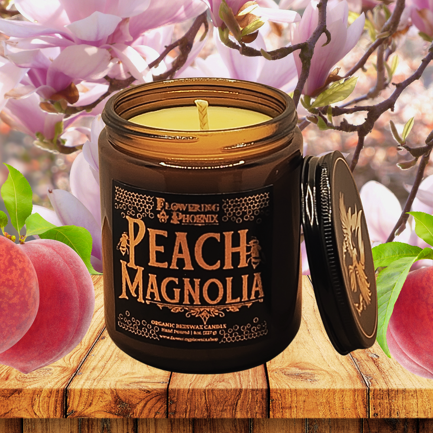 Peach Magnolia Candle