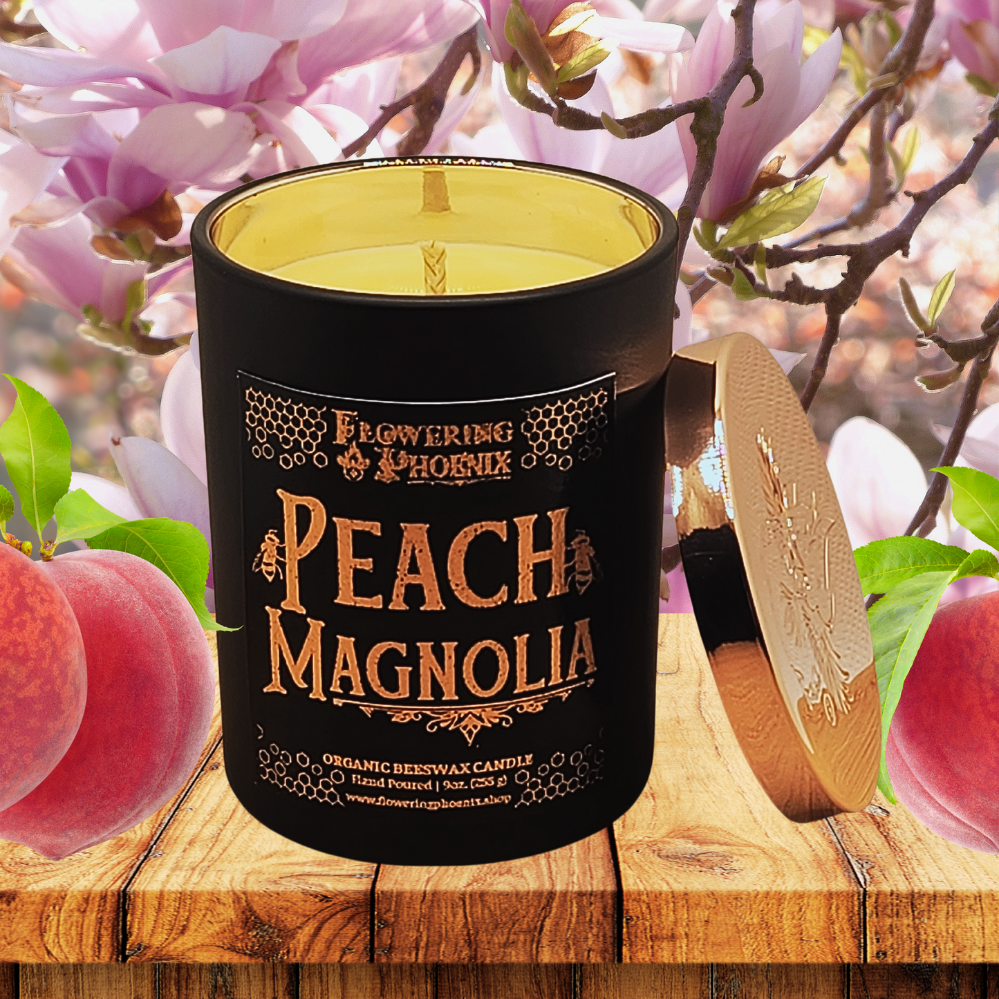 Peach Magnolia Candle