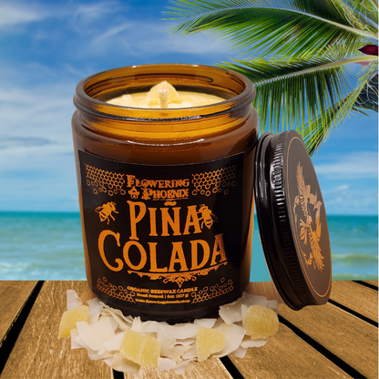 Piña Colada Candle - Amber Jar