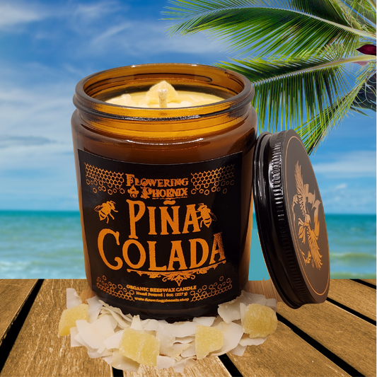 Piña Colada Candle - Amber Jar