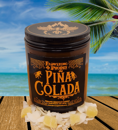 Piña Colada Candle - Amber Jar