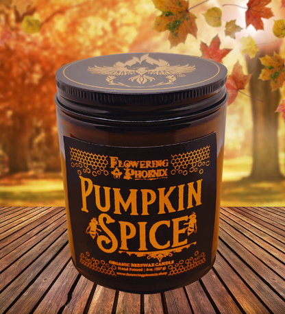 Pumpkin Spice Candle - Amber Jar