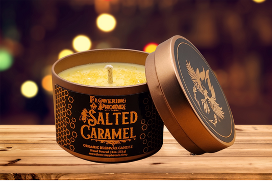 Salted Caramel Candle - Travel Size Tin