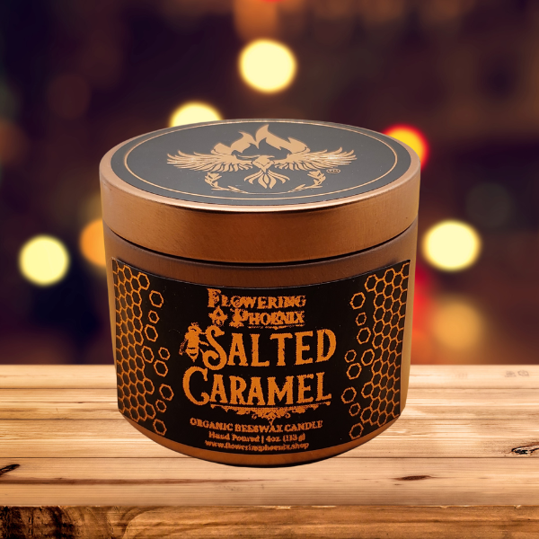 Salted Caramel Candle - Travel Size Tin