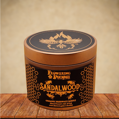 Sandalwood Candle - Travel Size Tin