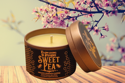 Sweet Pea Candle - Travel Size Tin