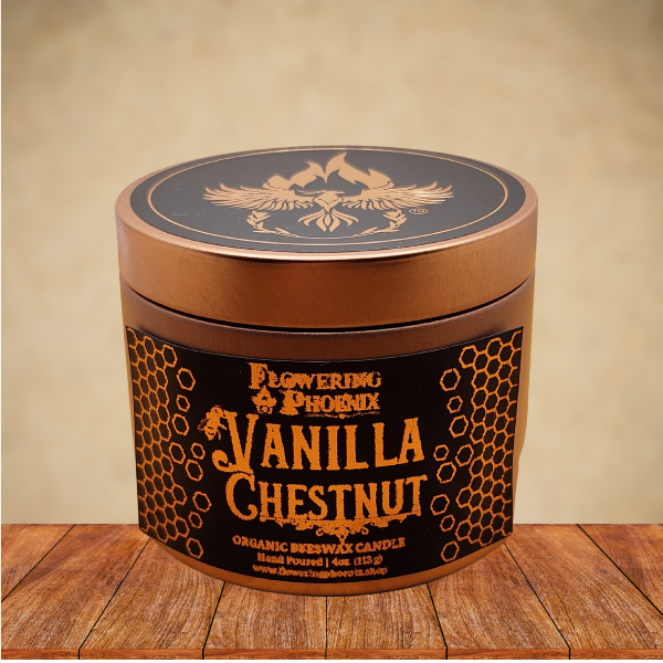 Vanilla Chestnut Candle - Travel Size Tin