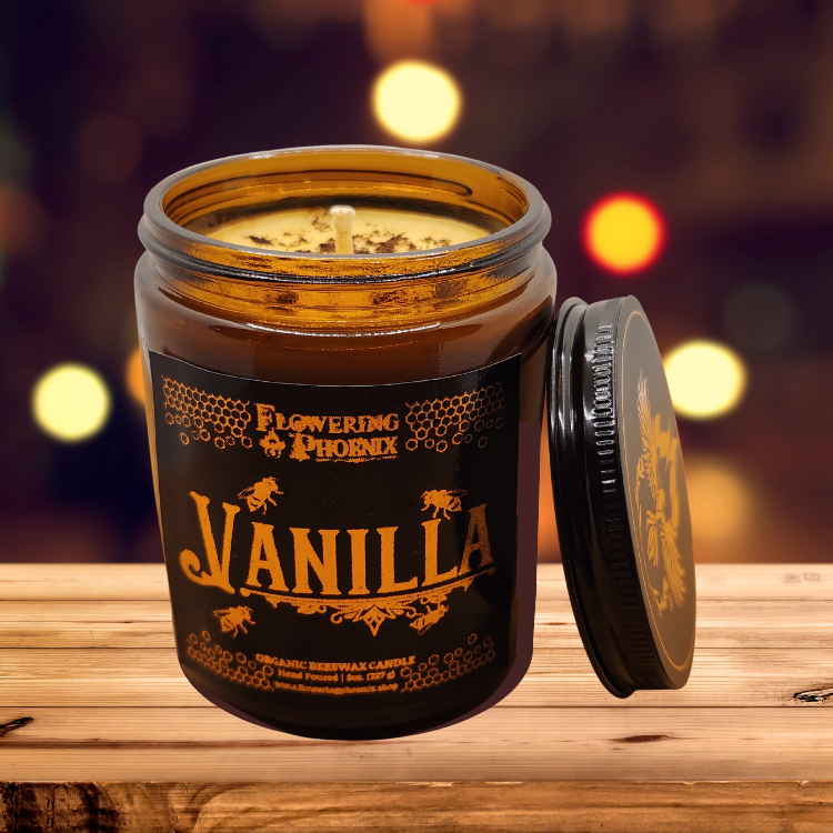 Vanilla Candle - Amber Jar