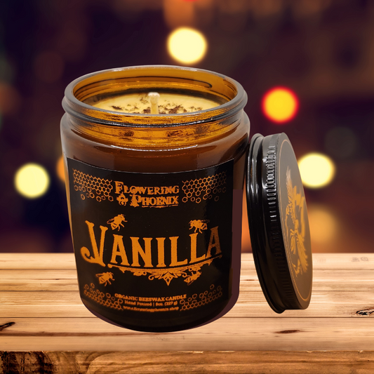 Vanilla Candle - Amber Jar