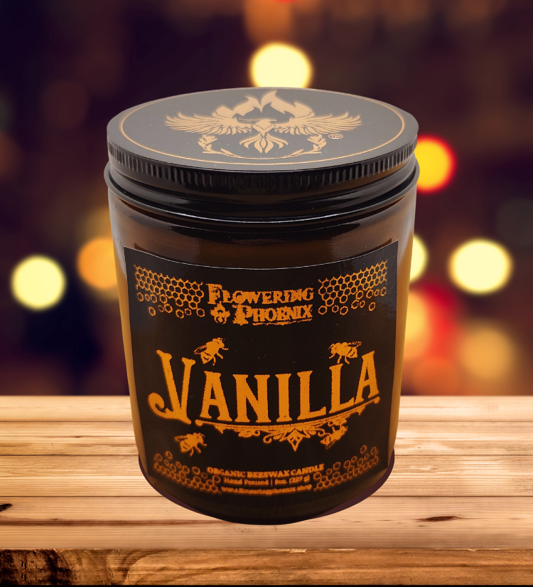 Vanilla Candle - Amber Jar