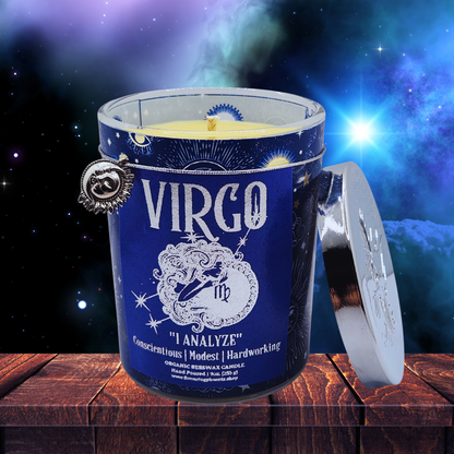 Virgo Zodiac Astrology Candle (Choose Your Scent)