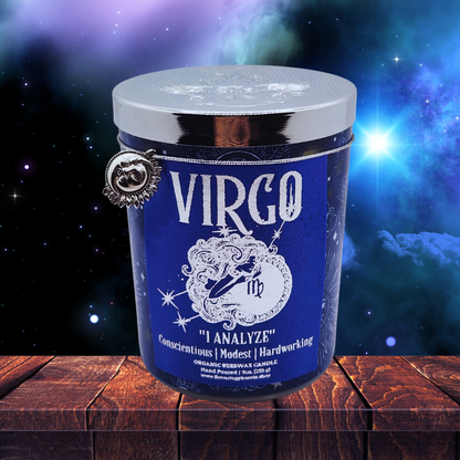 Virgo Zodiac Astrology Candle (Choose Your Scent)